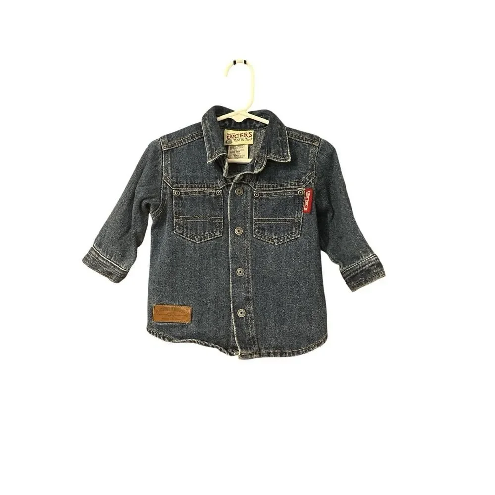 Carters Watch The Wear Vintage 12 Months Baby Jean Jacket